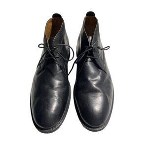 Bostonian Men's Boots Dress Shoe Mid Ankle Soft Leather Black Size 11.5M